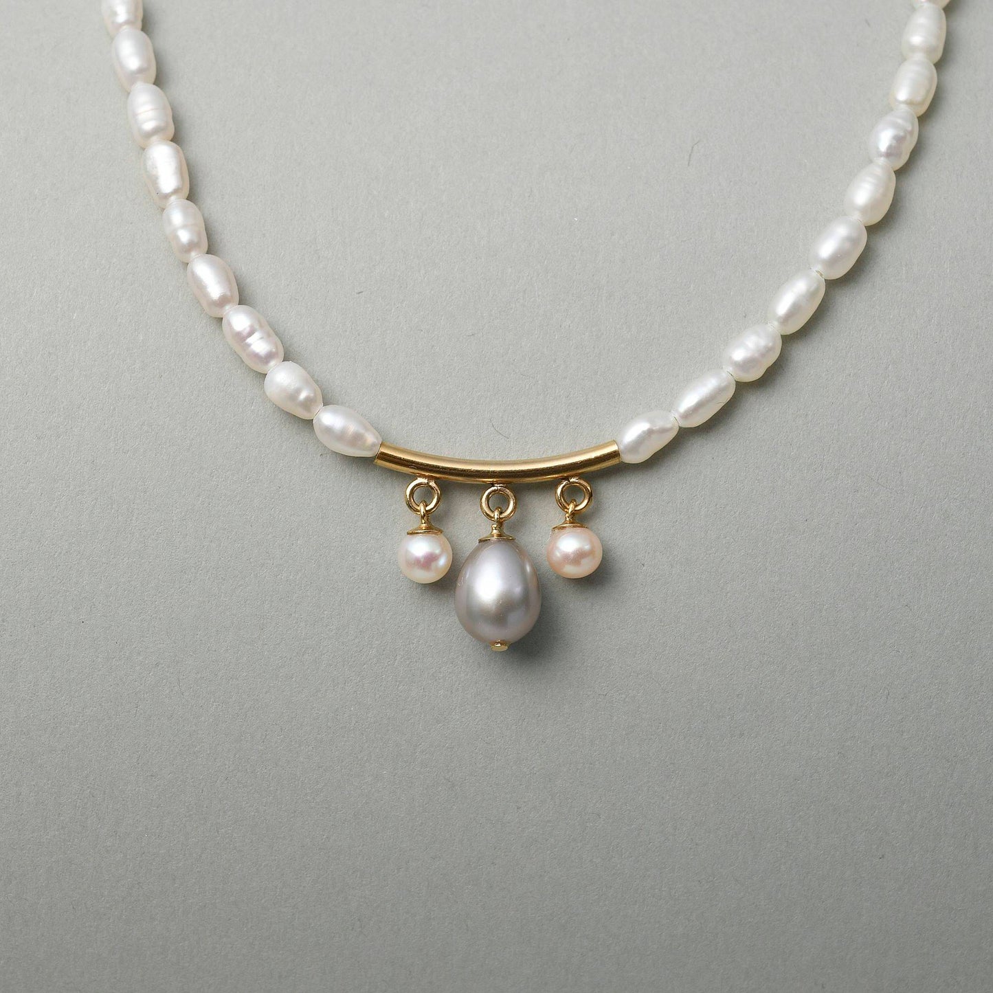 Trio Baroque Pearl Necklace