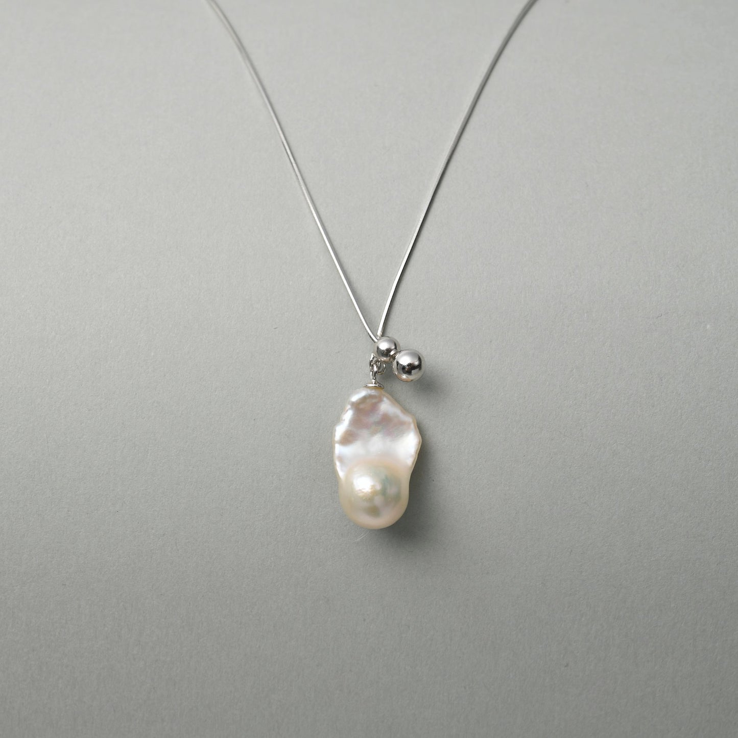 Baroque Blue Mini Drop Pearl Pendant