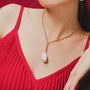 Matilda | White Baroque Pearl Necklace