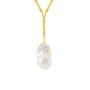 Matilda | White Baroque Pearl Necklace