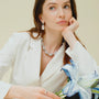 Rowena | Gray Baroque Pearl Silver Jewelry Set - image 2