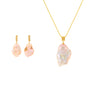 Cordelia | Pink Baroque Pearl Jewelry Set