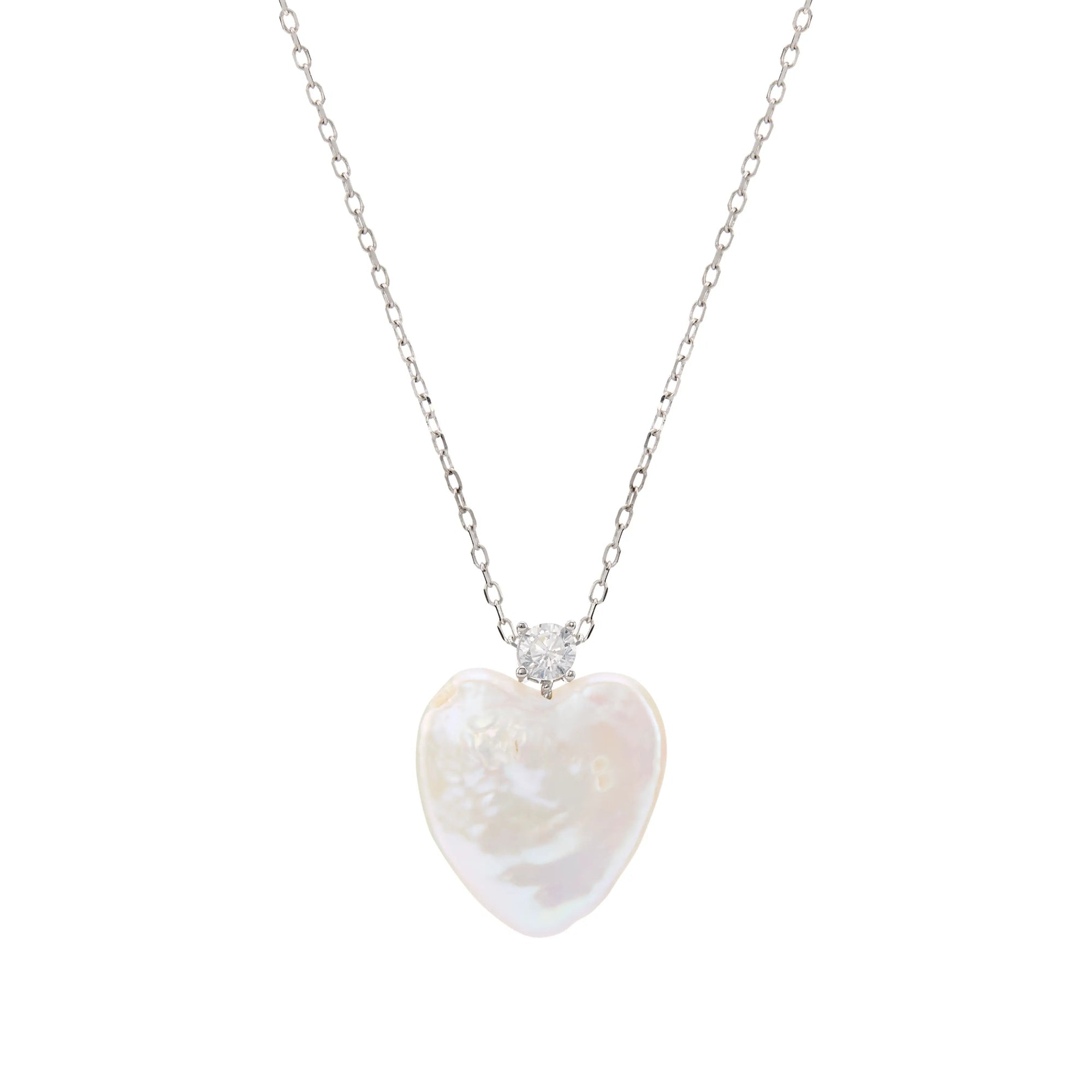 Cupid's Dream - Minimalist Baroque Pearl Silver Jewelry Set thumbnail 4