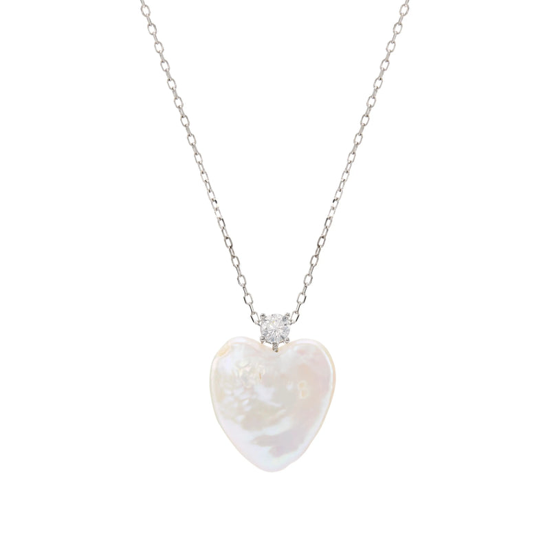 Cupid's Dream - Minimalist Baroque Pearl Silver Jewelry Set image 5