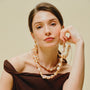 Clementine | Pink Baroque Pearl Necklace