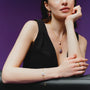 Elodie | Purple Baroque Pearl Pendant