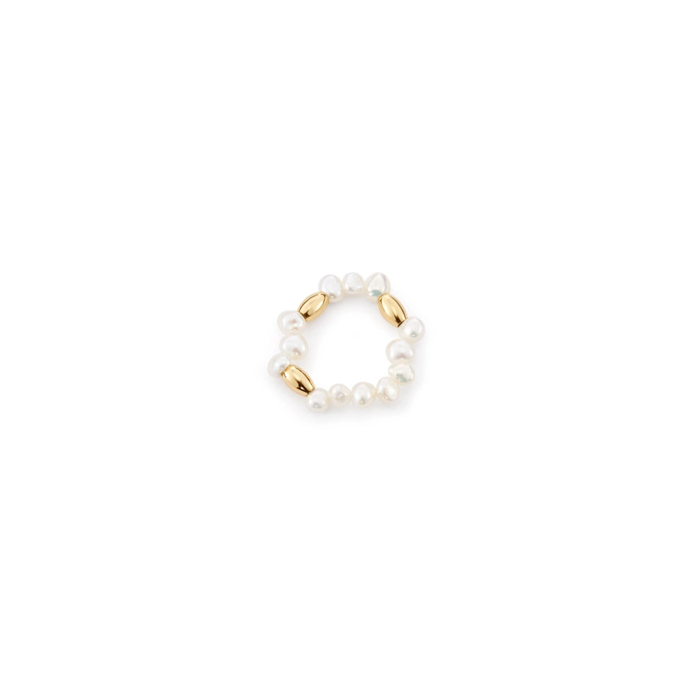 Mossveil｜White Baroque Pearl MIxed Jewelry Set