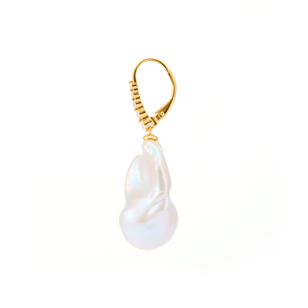 Aurora Cascade Baroque Pearl Earrings