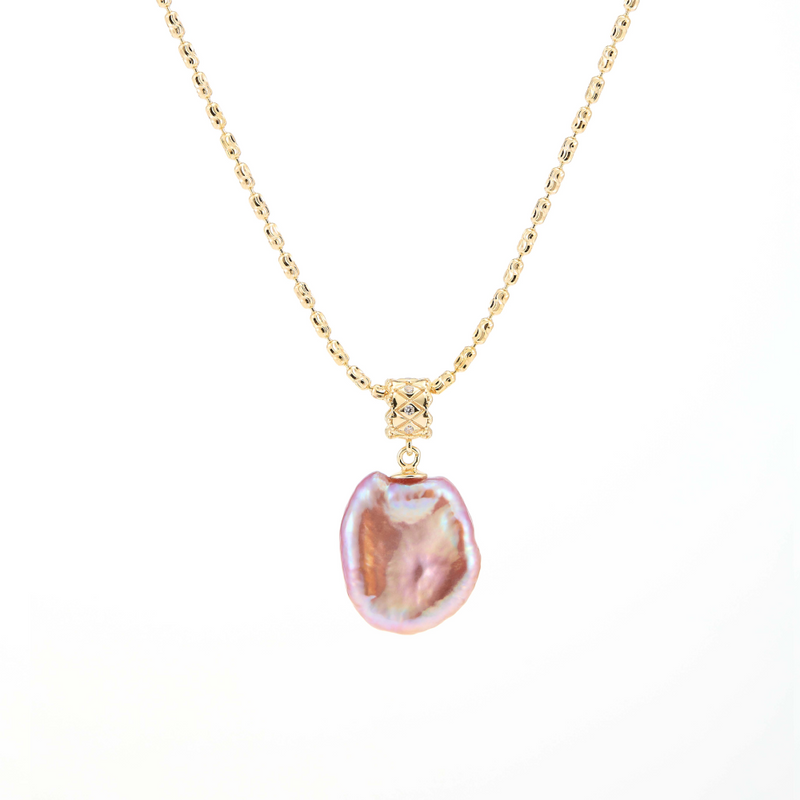 Aurora Petal Baroque Pearl Necklace
