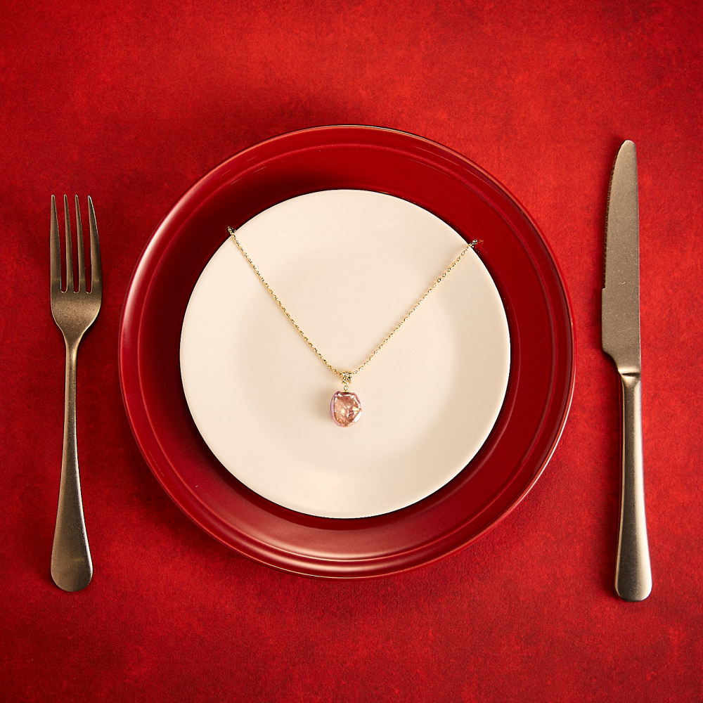 Collier de perles baroques Aurora Petal thumbnail 1