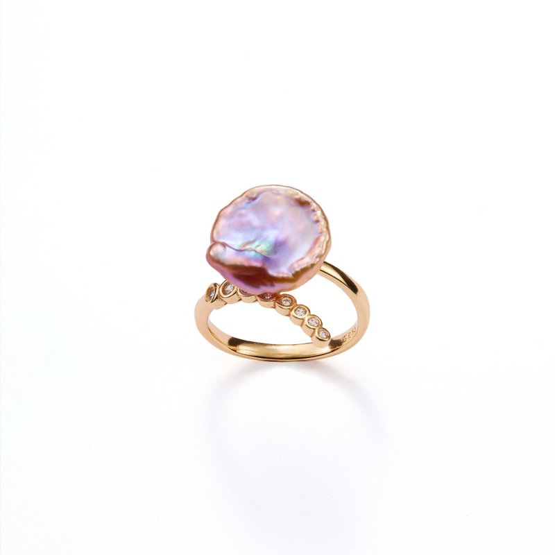 Aurora Petal Baroque Pearl Ring main image