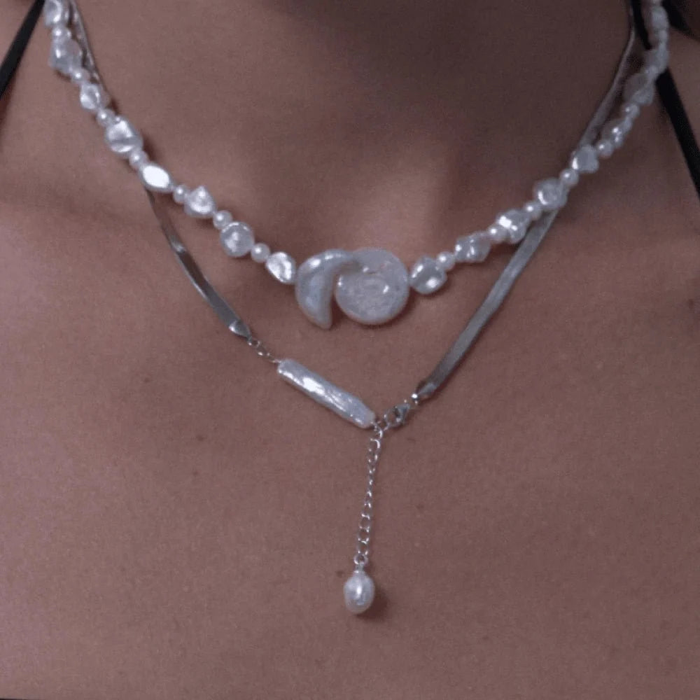 Lonsy stick pearl pendant model view 1