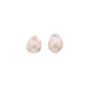 Baroque Hour baroque pearl silver stud earrings studio shot