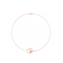 Baroque Hour pink & white dual baroque pearl station necklace studio shot