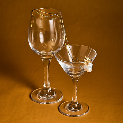 Pendentif perle baroque Aurore Fleurie