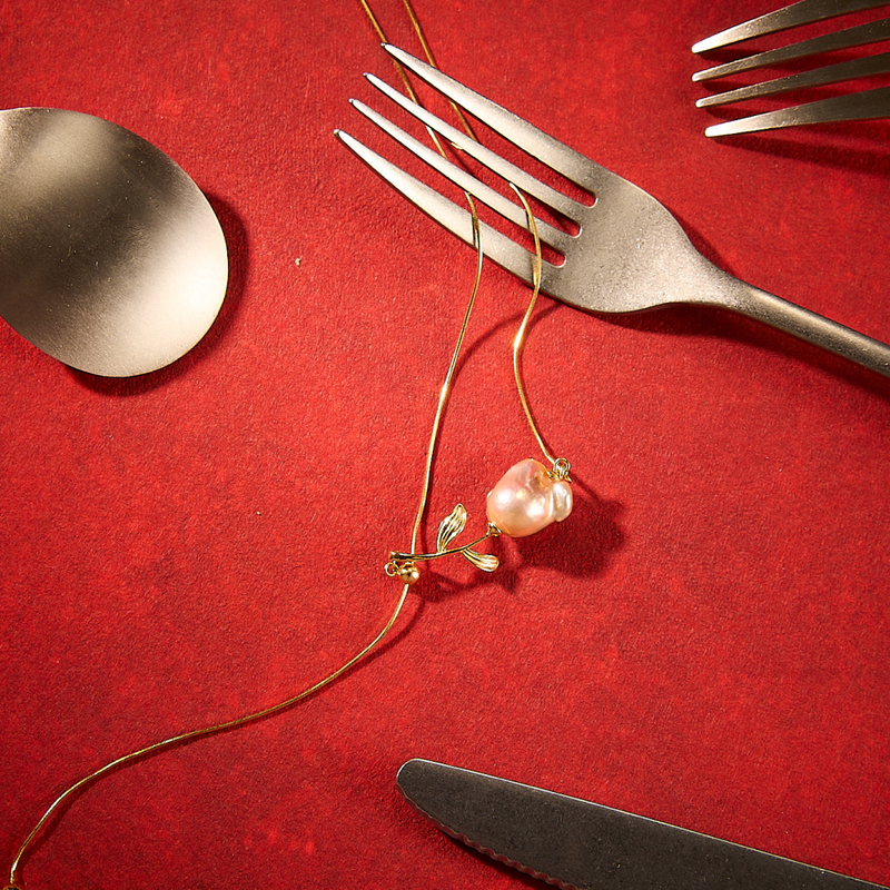 Blooming Baroque Rose Pendant image 2