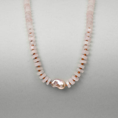 Collier de perles baroques Blush Aura
