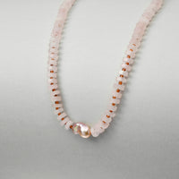 Blush Aura Baroque Pearl Necklace thumbnail 2