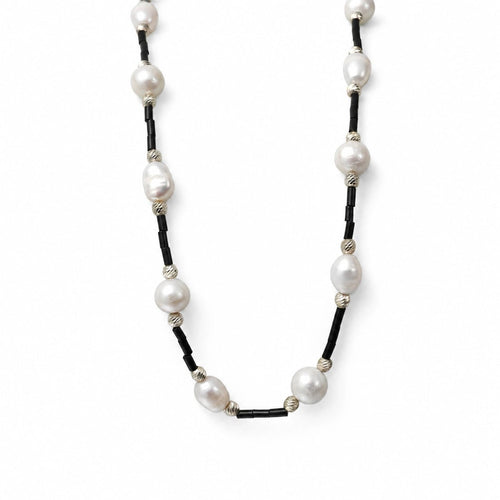 Mabel | White Baroque Pearl Mixed Jewelry Set