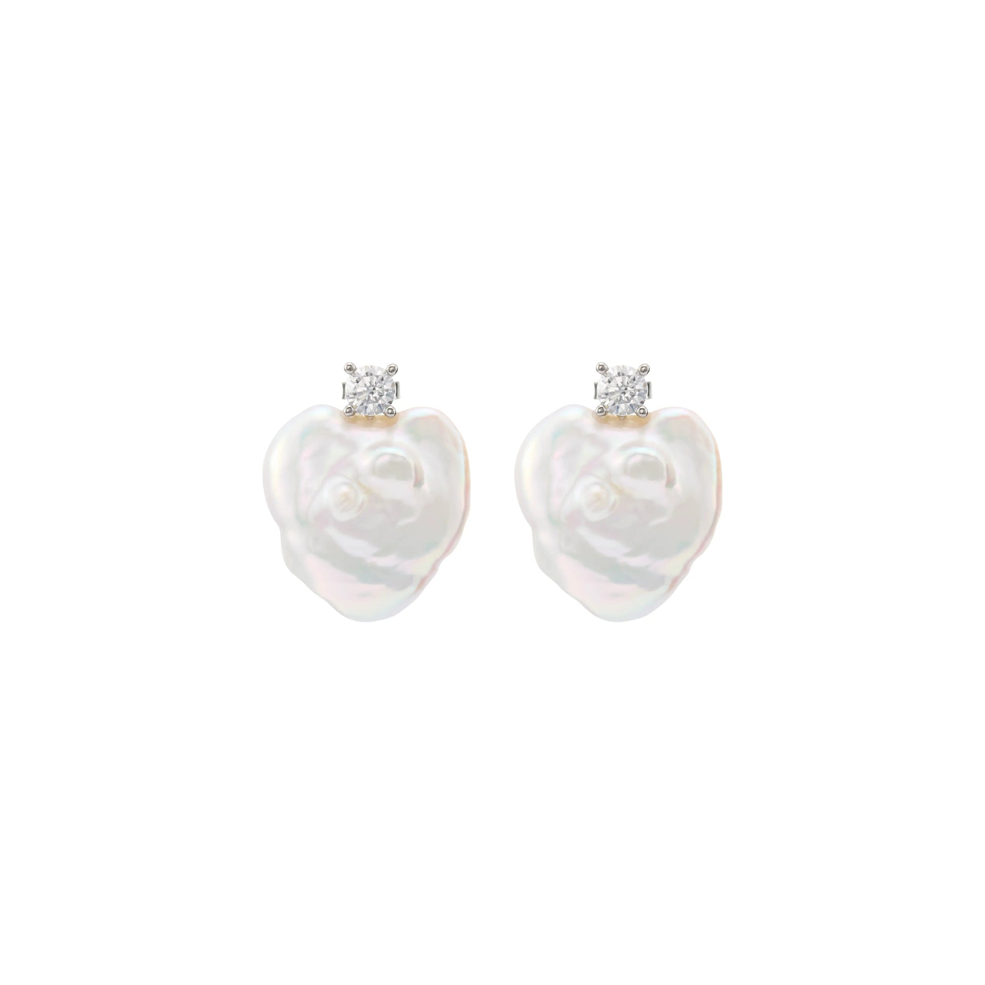 Cupid's Dream - Minimalist Baroque Pearl Silver Jewelry Set thumbnail 3