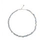 Blue gray keshi baroque pearl necklace official studio shot