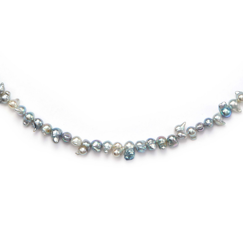 Drift Frost Keshi Pearl Necklace image 4