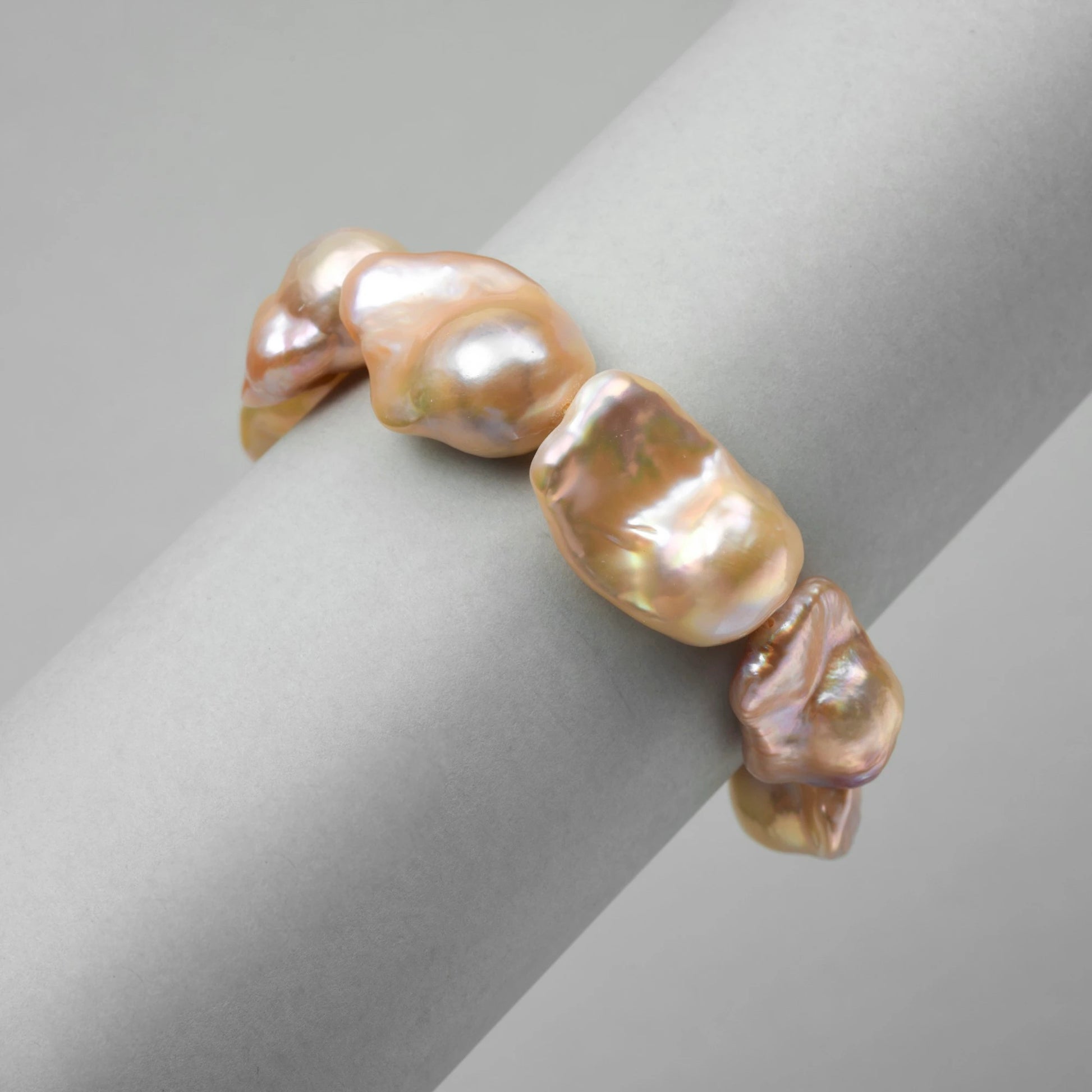 Elys | Golden Baroque Pearl Bracelet