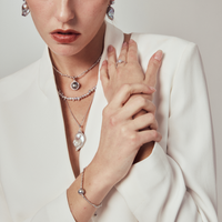 Frosted Mirage Baroque Pearl Earrings thumbnail 5