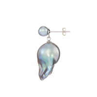 Frosted Mirage Baroque Pearl Earrings thumbnail 3