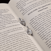 Frosted Mirage Baroque Pearl Earrings thumbnail 4