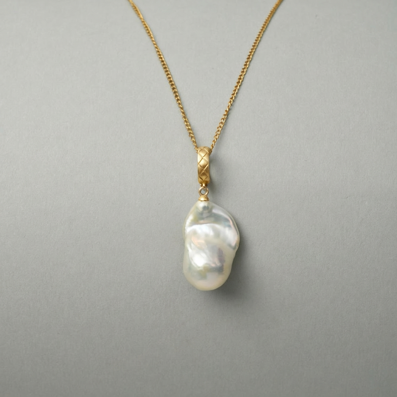 Golden Baroque Statement Pendant main image