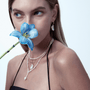 golden drift layered pearl necklace for Boho style outfit  for women