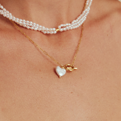 Pendentif en perle baroque Harbor Heart