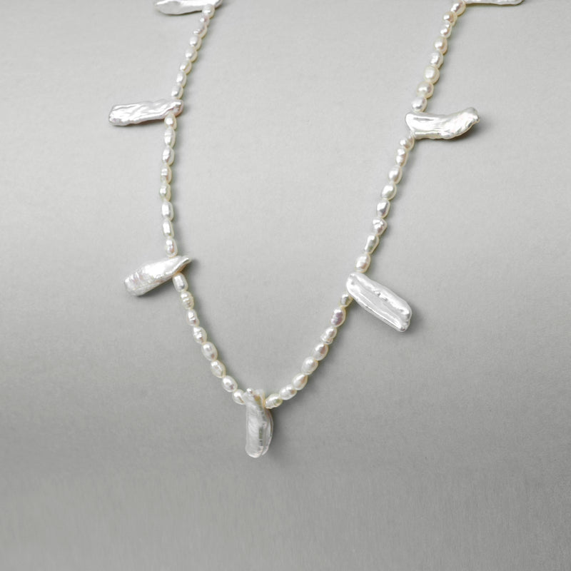 Luminous Stems Pearl Necklace image 2