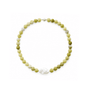 Meadow Breeze baroque pearl and serpentine stone beaded necklace full front view