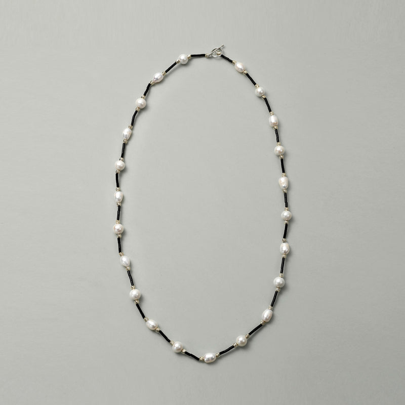Monolith Line Baroque Pearl Necklace image 5