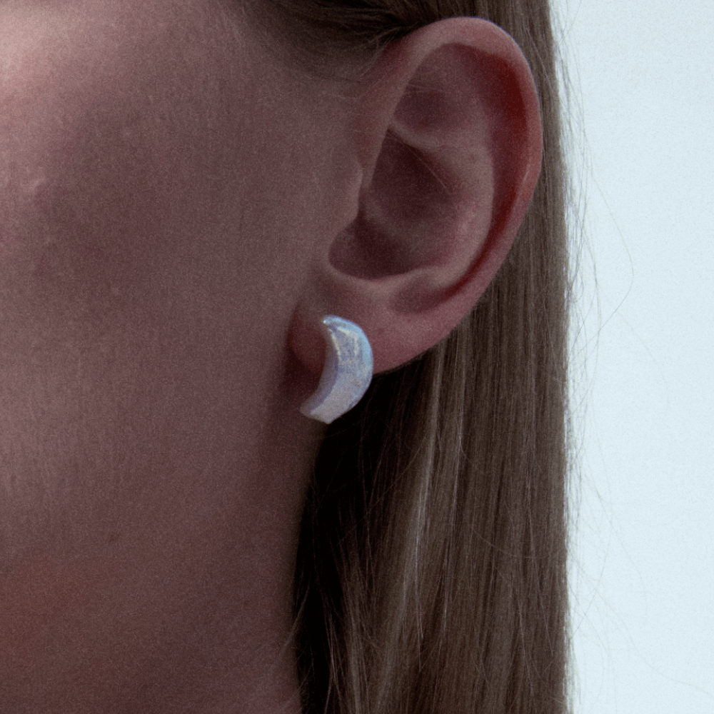 Moonlit Baroque Pearl Earrings