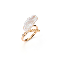 Radiant Crest Baroque Pearl Ring thumbnail 2