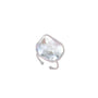 Bold Petal Pearl Open Ring