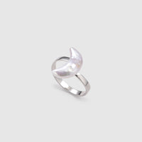 Moon Pearl Open Ring thumbnail 2