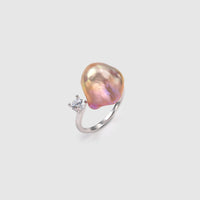 Aurora Baroque Pearl Open Ring thumbnail 2
