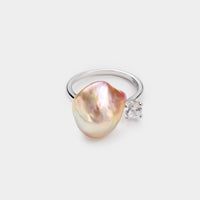 Aurora Baroque Pearl Open Ring thumbnail 3