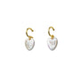 Heart-Shaped Baroque Pearl Earrings