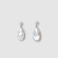 Teardrop Baroque Pearl Earrings main thumbnail