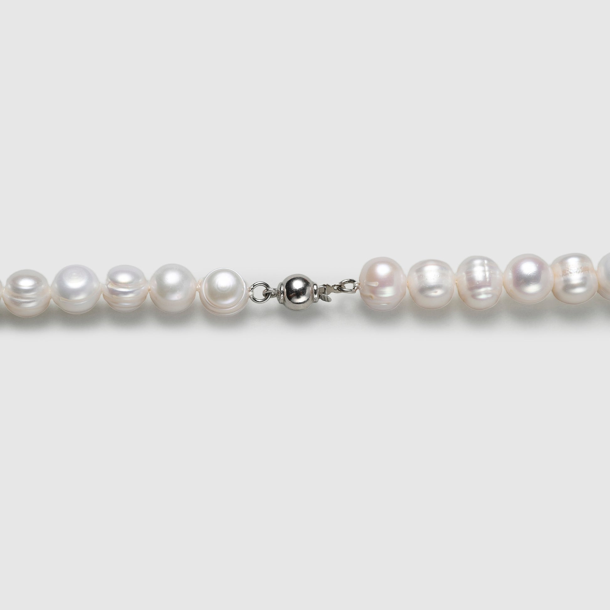 Double Circle Strand Classic Pearl Necklace