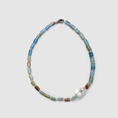 Collier de perles bâton du Royaume Azur