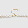 Baroque pearl choker adjustable clasp detail