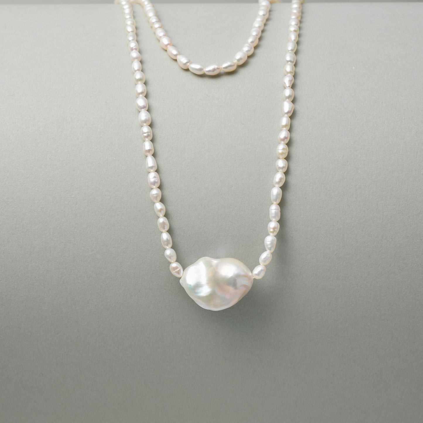 Baroque Statement Pearl Necklace