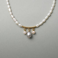 Trio Baroque Pearl Necklace thumbnail 2