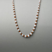 Garnet & Pearl Beaded Necklace thumbnail 2